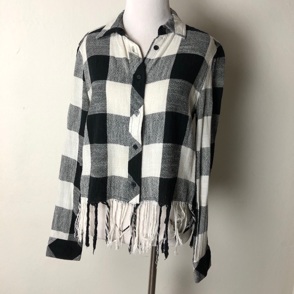 Fringe "Flannel" Button Down